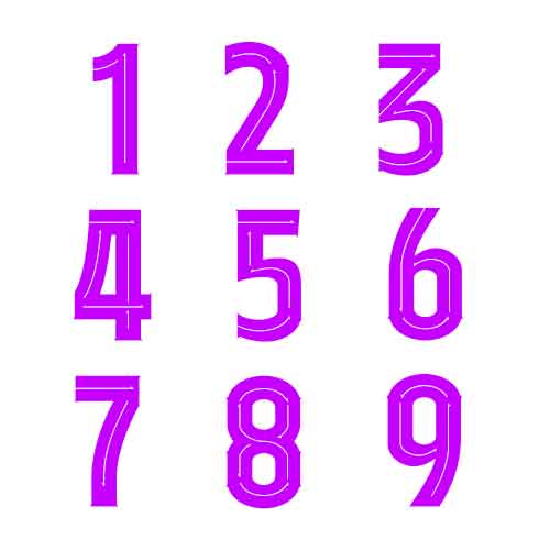 [NUMERODTF] DORSAL DTF